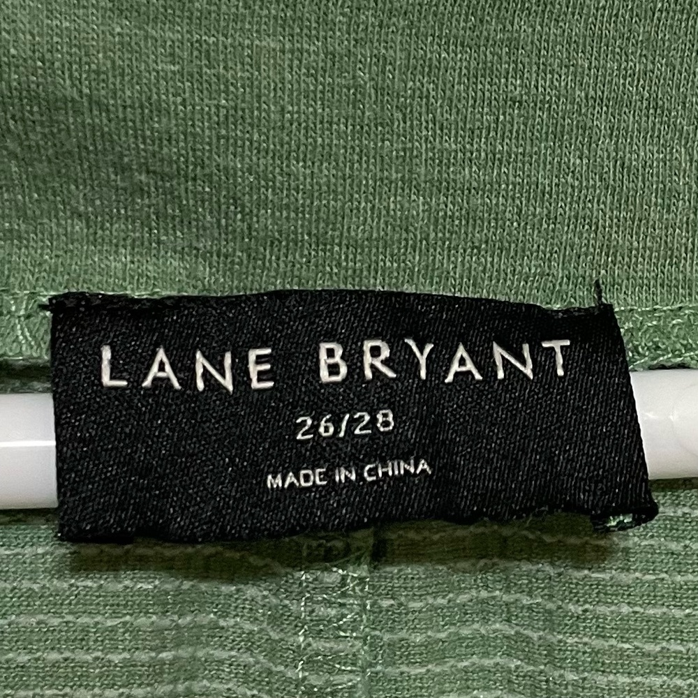Lane Bryant Green Boxy Short Sleeve Tee - Picture 6 of 10